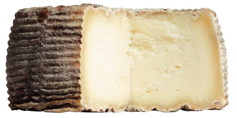 Queso de Cabra Curado Camerano DOP, fromage de chevre affine, matiere grasse sur matiere seche. 50%, Los Cameros - environ 750 g - kilos