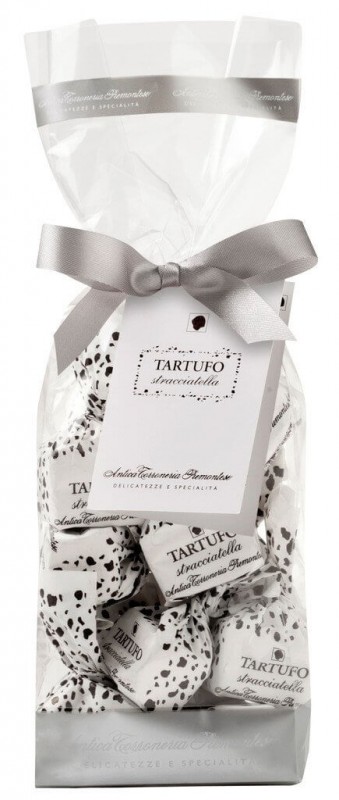 Tartufi dolci stracciatella, sacchetto, stracciatella aux truffes au chocolat, sac, Antica Torroneria Piemontese - 200g - sac