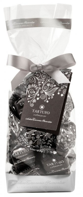 Tartufi dolci Extraneri, sacchetto, truffes au chocolat extra noir, sachet, Antica Torroneria Piemontese - 200g - sac