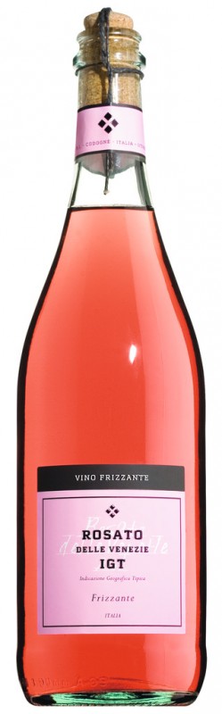 Rosato Secco, mousserende vinrose, Stahl, Grandi Spumanti - 0,75 l - flaske