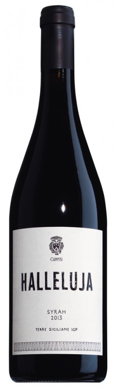 Hallelujah - Syrah, Terre Siciliane IGP, biologische, rode wijn, Vini Campisi - 0,75 l - fles