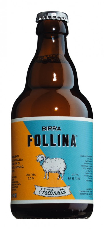 Birra Follina - Follinetta, Bier, Vallis Mareni - 0,33 l - Flasche