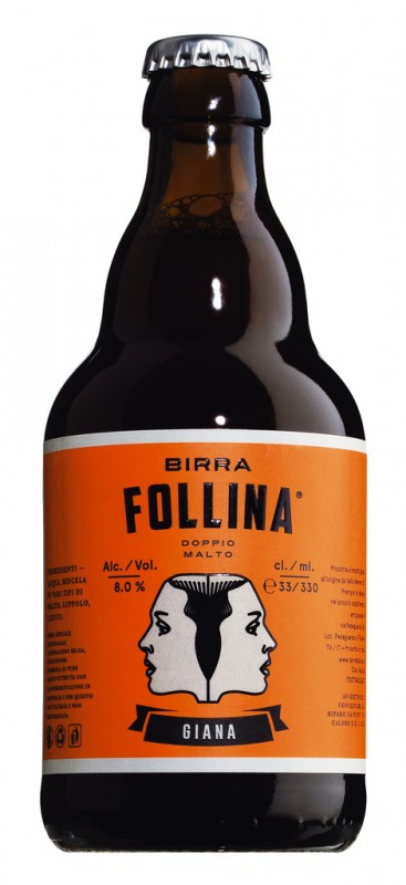 Birra Follina - Giana, Bier, Vallis Mareni - 0,33 l - Flasche