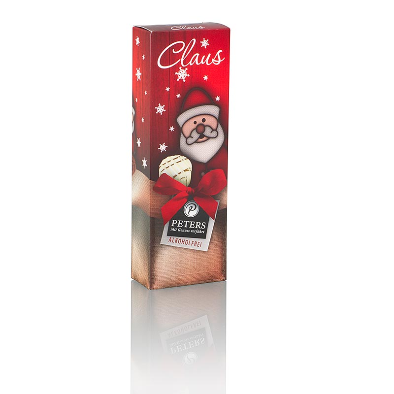 Weihnachts Pralinen - Claus, alkoholfrei, Peters - 60 g, 5 Stück - Schachtel