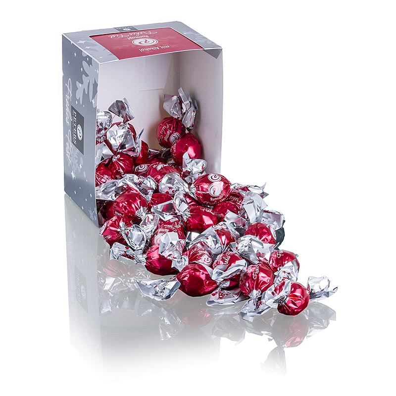 Weihnachts Pralinen - Rumtopf, mit Alkohol - 455 g, 35 x 13g - Schachtel