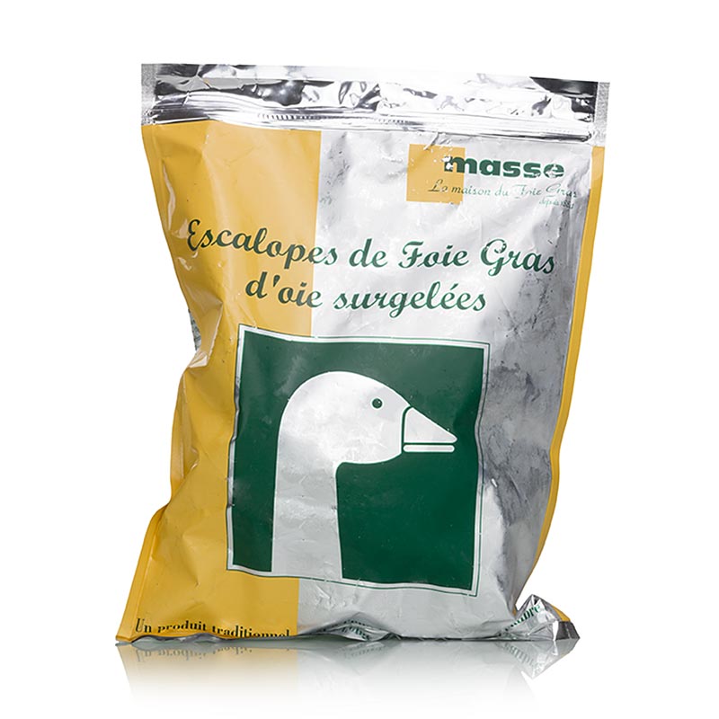 Ganzenlever, gesneden, 60-80 g, rauw, Oost-Europa, bulk - 1 kg - tas