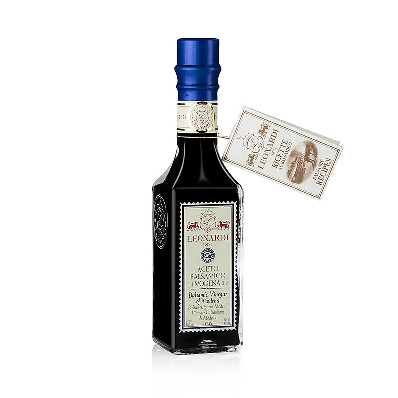 Aceto Balsamico di Modena IGP/BGB, 2 år, Leonardi L190 - 250 ml - flaske