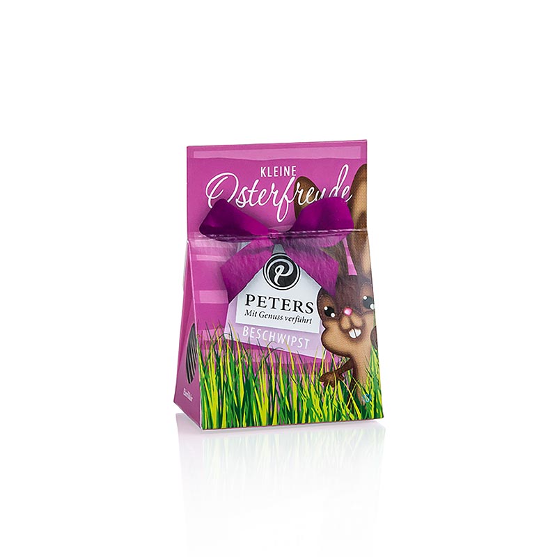 Oster Pralinen Hase Pink, beschwipst (mit Alkohol), Peters - 25 g, 2 Stück - Packung