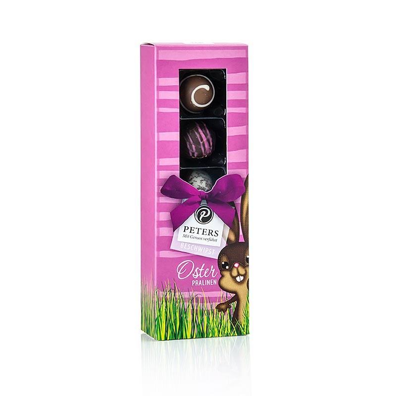 Chocoladen paaseieren Hare Pink, aangeschoten (met alcohol), Peters - 62 g, 5 stuks - pak