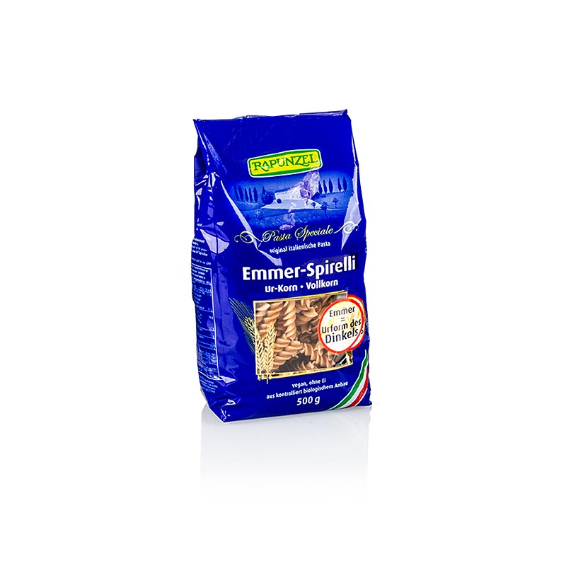 Raiponce, pates amidonnier - penne, semola, bio - 500g - sac