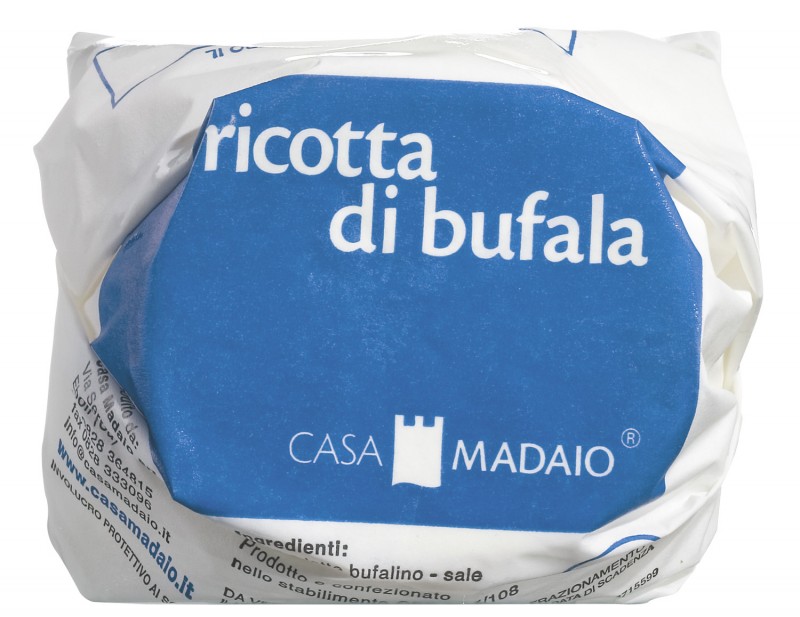 Fromage a la creme au lait de bufflonne, Teneri, Casa Madaio - environ 300 g - Morceau