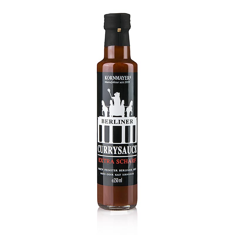 Kornmayer - sauce au curry Berliner, Extrascharf - 250 ml - bouteille