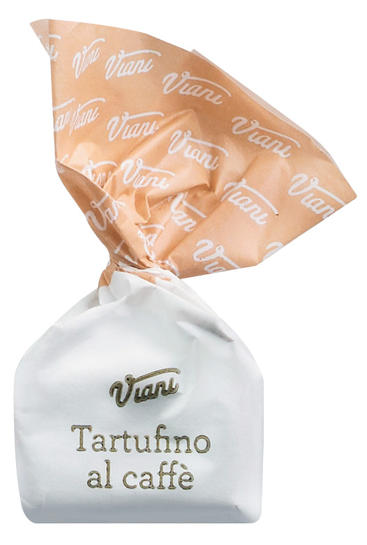 Tartufini dolci al caffe, sfusi, truffes au chocolat au cafe et noisettes, en vrac, Viani - 1 000g - sac