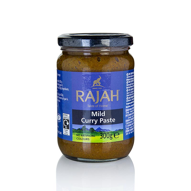 Pate de curry, douce, Rajah - 300 grammes - Verre