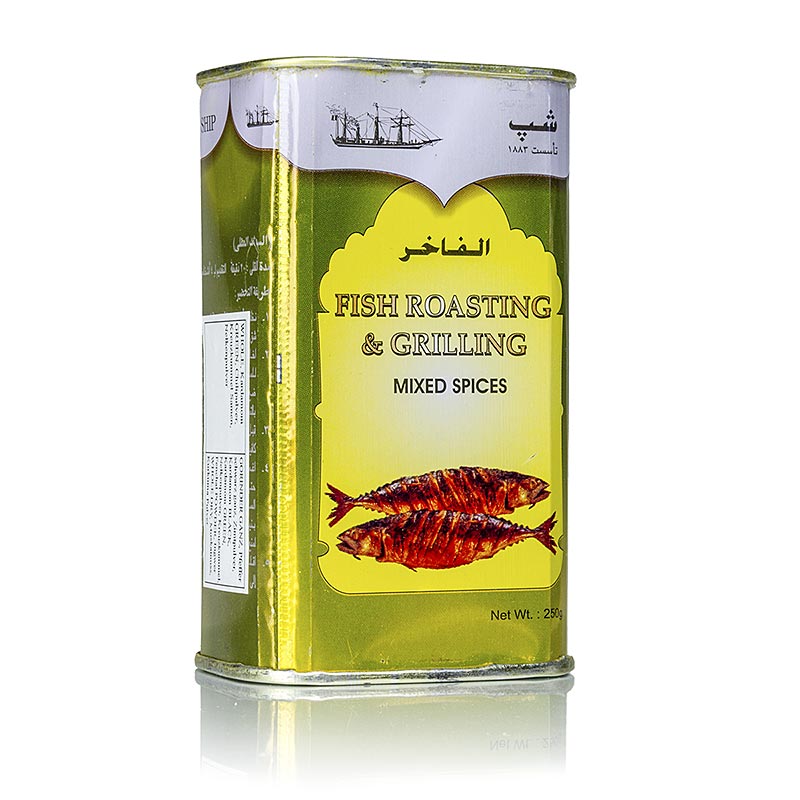 Fish Roasting & Grilling-Gewürzmischung, Pulver, Fisch und Grillen, Poonjiaji - 250 g - Dose