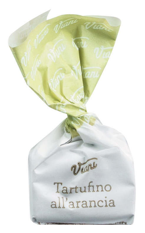 Tartufini dolci all`arancia, sfusi, truffes au chocolat au gout d`orange, en vrac, Viani - 1 000g - sac