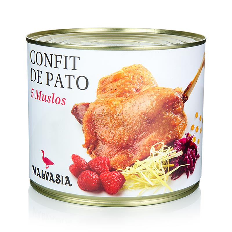 Cuisses de canard confites, 5 cuisses, Malvasia - 1,9 kg - peut