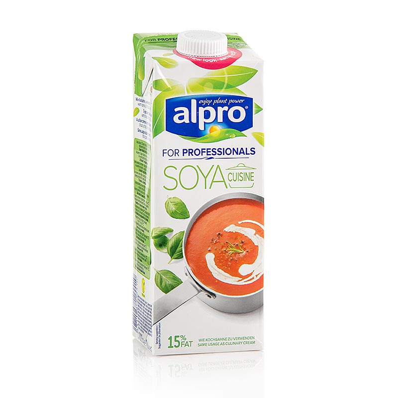 Soya cuisine cooking cream, for professionals, alpro - 1 l - Tetra Pack