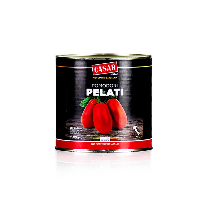 Tomates pelées, entières, Sardaigne - 2,5 kg - boîte