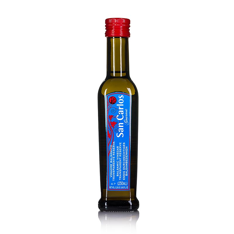 Balsamico Bianco Reserve, 5 år, San Carlos Gourmet - 250 ml - flaske