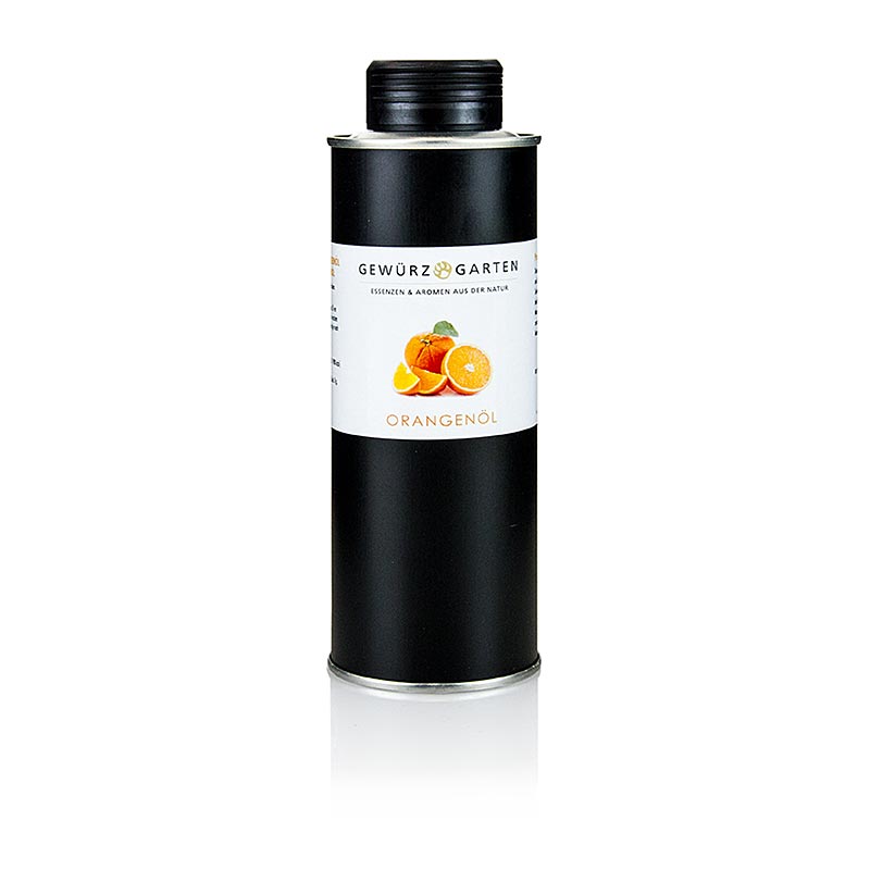 Huile d`orange du jardin d`epices dans de l`huile de colza - 250 ml - bouteille en aluminium