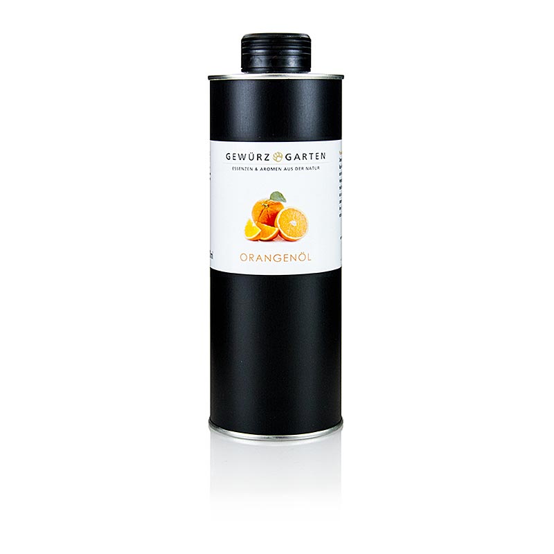 Huile d`orange du jardin d`epices dans de l`huile de colza - 500 ml - bouteille en aluminium