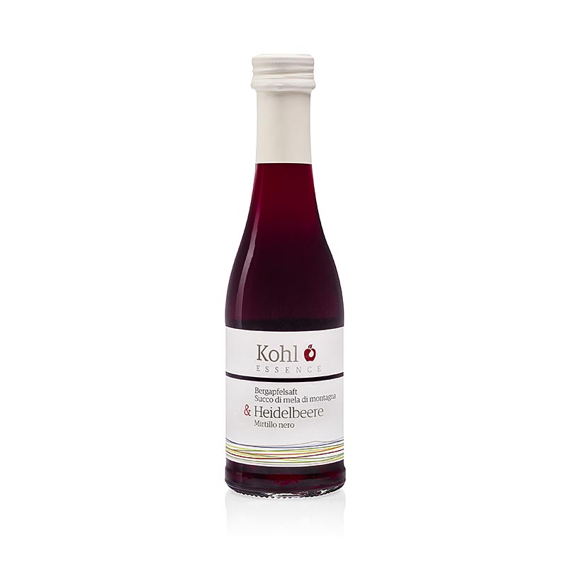 Jus de pomme de montagne Gourmet PLUS + myrtilles, choux - 200 ml - Bouteille