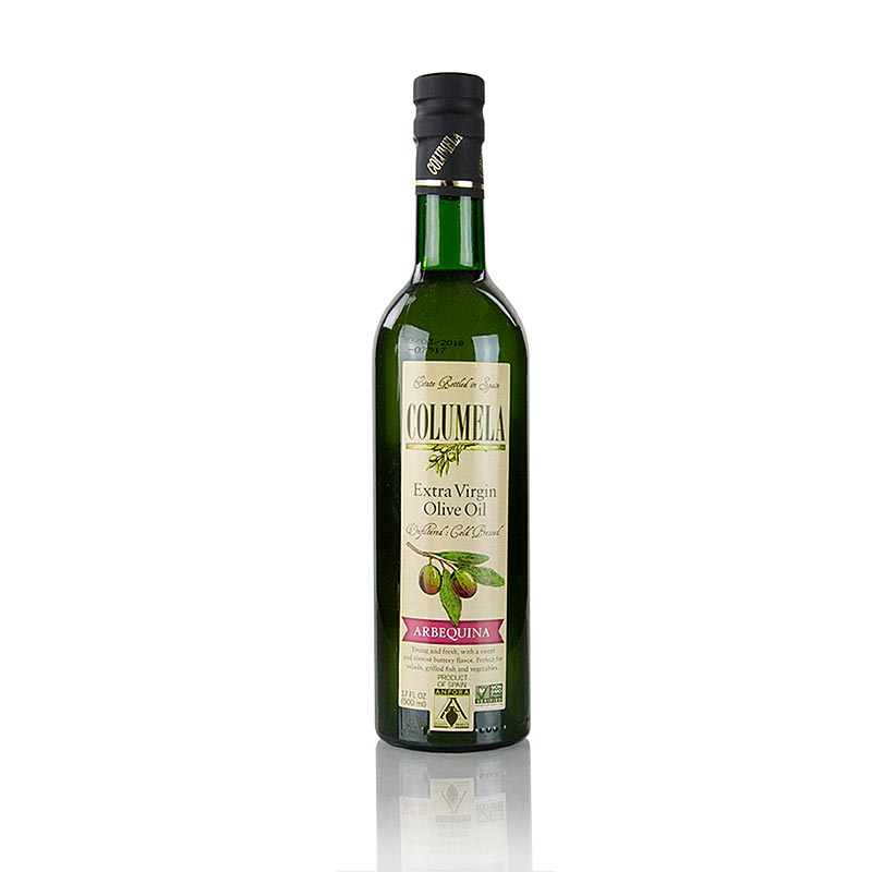 Natives Olivenöl Extra, Columela, Arbequina - 500 ml - Flasche