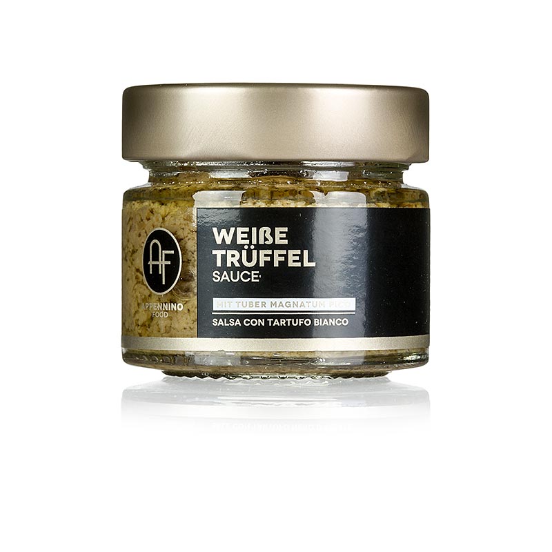 Truffelsaus (SALSA Tartufata), met witte truffels (Tuber magnatum), Appennino - 80 g - glas