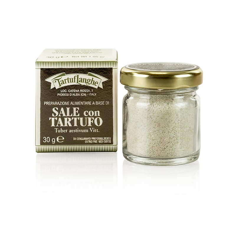 TARTUFLANGHE Sel marin francais a la truffe d`ete (tuber aestivum) - 30g - Verre