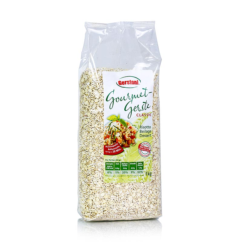 Gerstoni Gourmet Barley - Classic (orge perle de taille moyenne) - 1 kg - sac