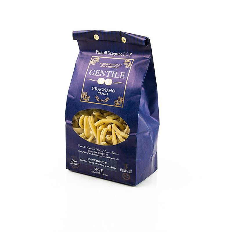 Pastificio Gentile Gragnano IGP - Casarecce, bronze tire - 500g - paquet