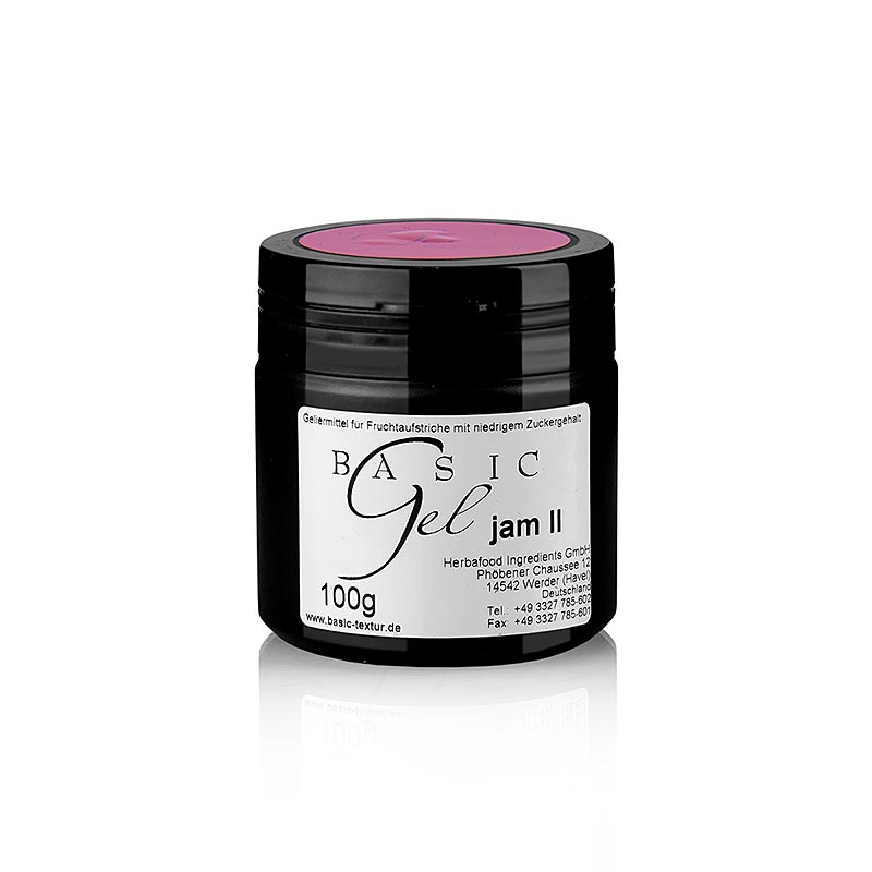 Basic Gel - Pour Jam 2, Rose, Vegan, Herbacuisine - 100 g - Pe-dose