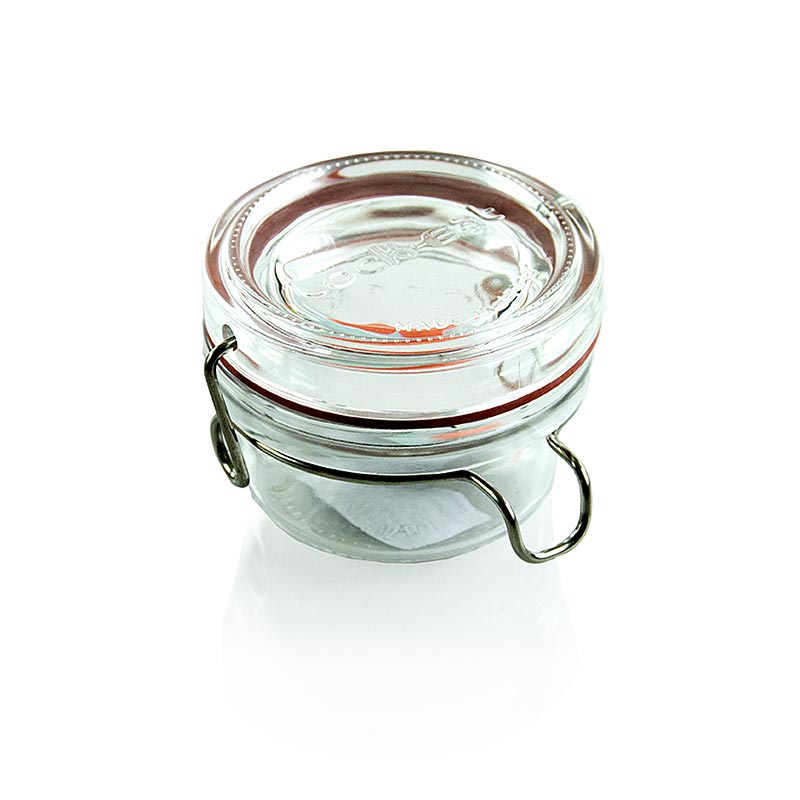 Verre a bascule en fil metallique -Lock-Eat, 80 ml, avec caoutchouc, rond - 1 piece - Lache