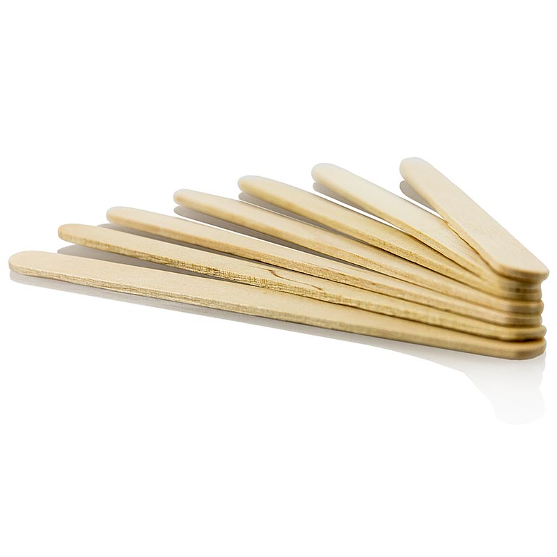 Baguettes en bois, pour glaces, 113 x 10 x 2 mm, silicomart (HTMOSF-2) - 500 h - pack