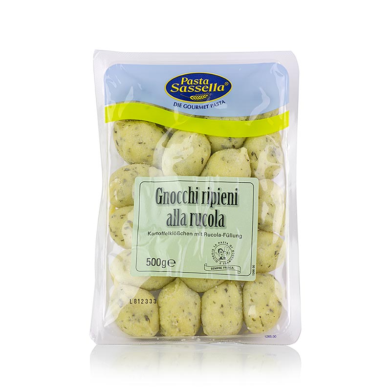 Gnocchi a la roquette, fourre a la ricotta et a la roquette Sassella - 500g - sac