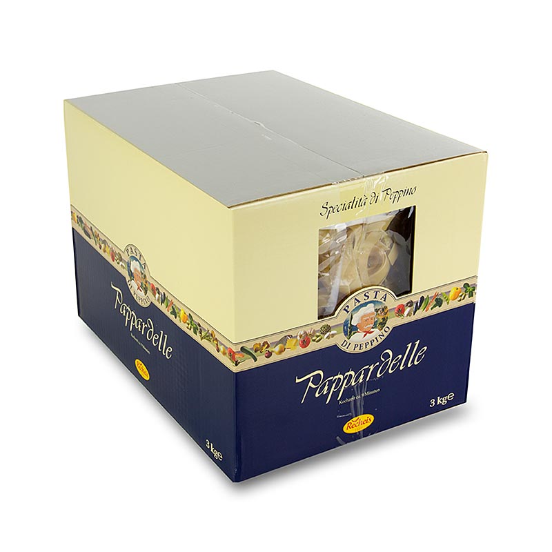 Pates di Peppino all`uovo - Pappardelle - 3kg - sac