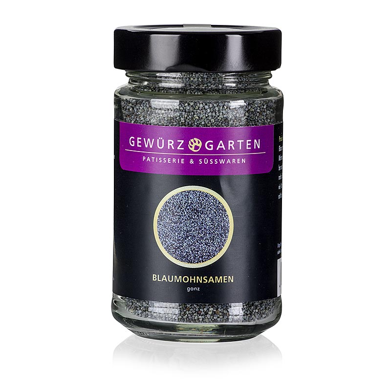 Graines de pavot bleu Spice Garden, entieres - 140g - Verre