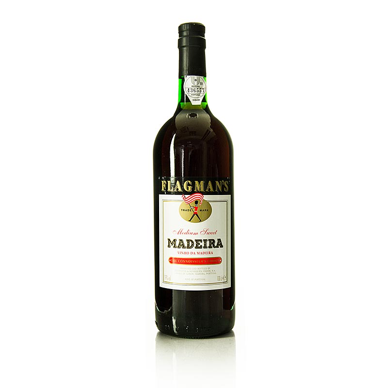 Flagman`s Madeira vin, medium soed, 19% vol. - 1 l - flaske