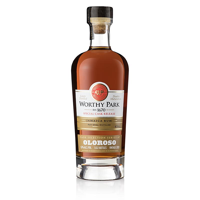 Worthy Park Estate Jamaica Rum 2013er Oloroso Special Cask, 55% vol. - 700 ml - Flasche