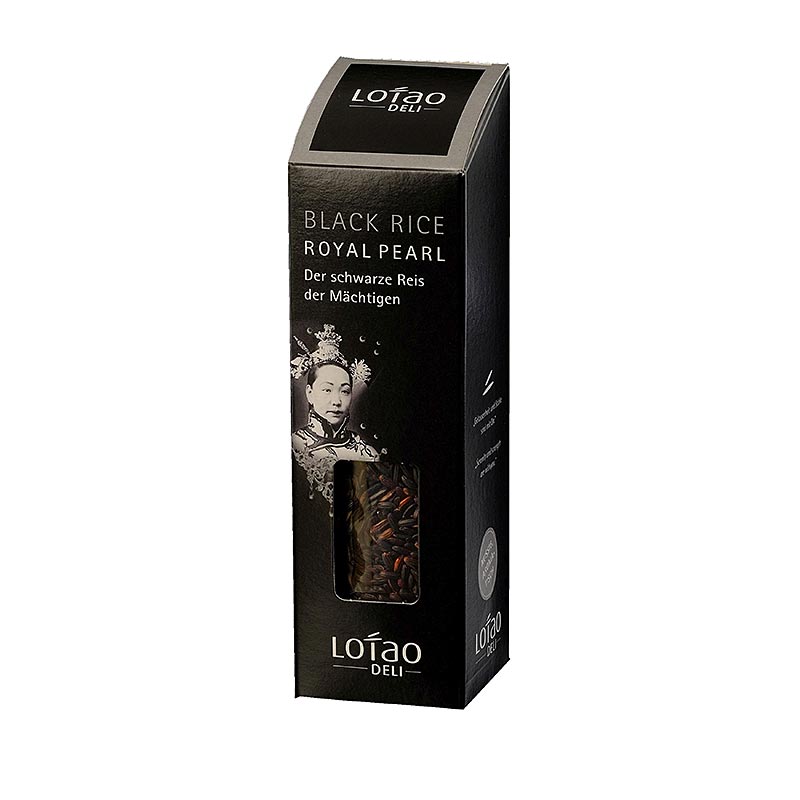 Lotao - Royal Pearl Sort, sort ris, Italien, BIO - 300 g - taske