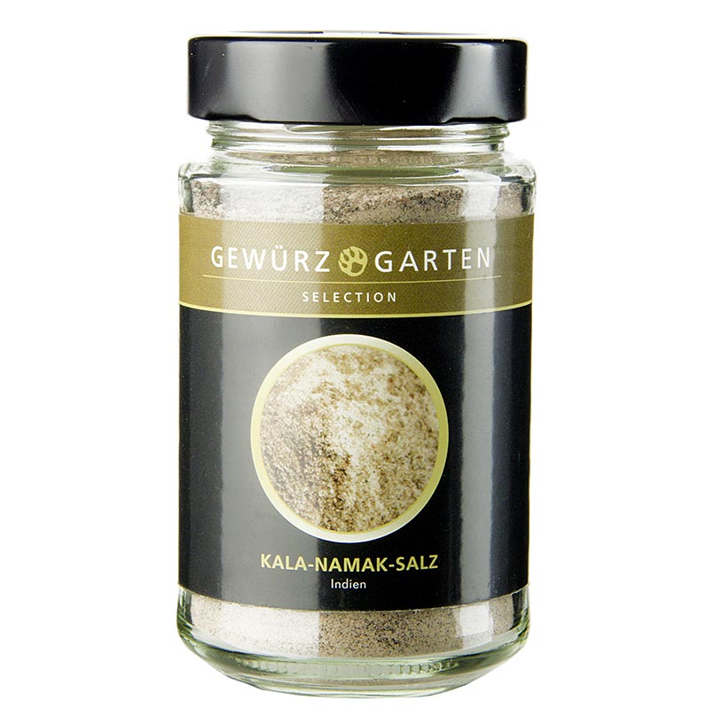 Sel Kala-Namak Spice Garden, fin, brun rougeatre - 250 g - Verre