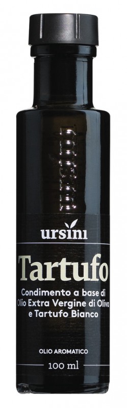 Olio Tartufo Bianco, huile d`olive a la truffe blanche, Ursini - 100 ml - Bouteille