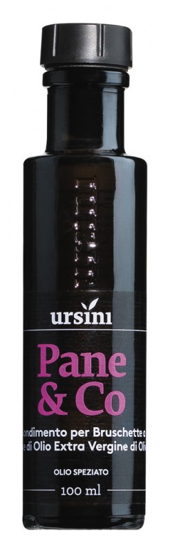 Olio Pane + Co., olivenolie til bruschetta, Ursini - 100 ml - flaske