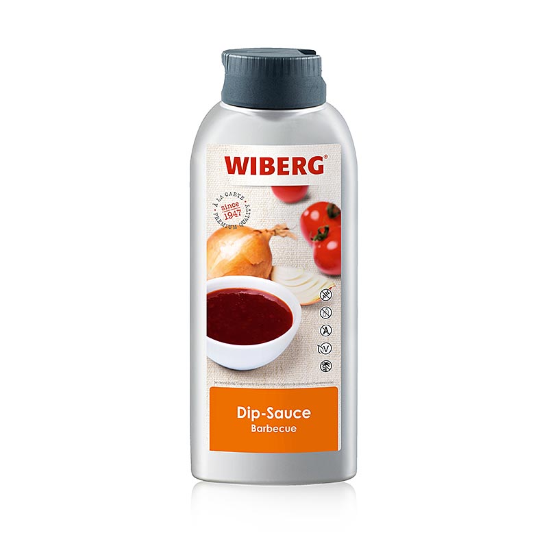 Trempette WIBERG barbecue, tomates au doux piquant - 695 ml - Bouteille PE