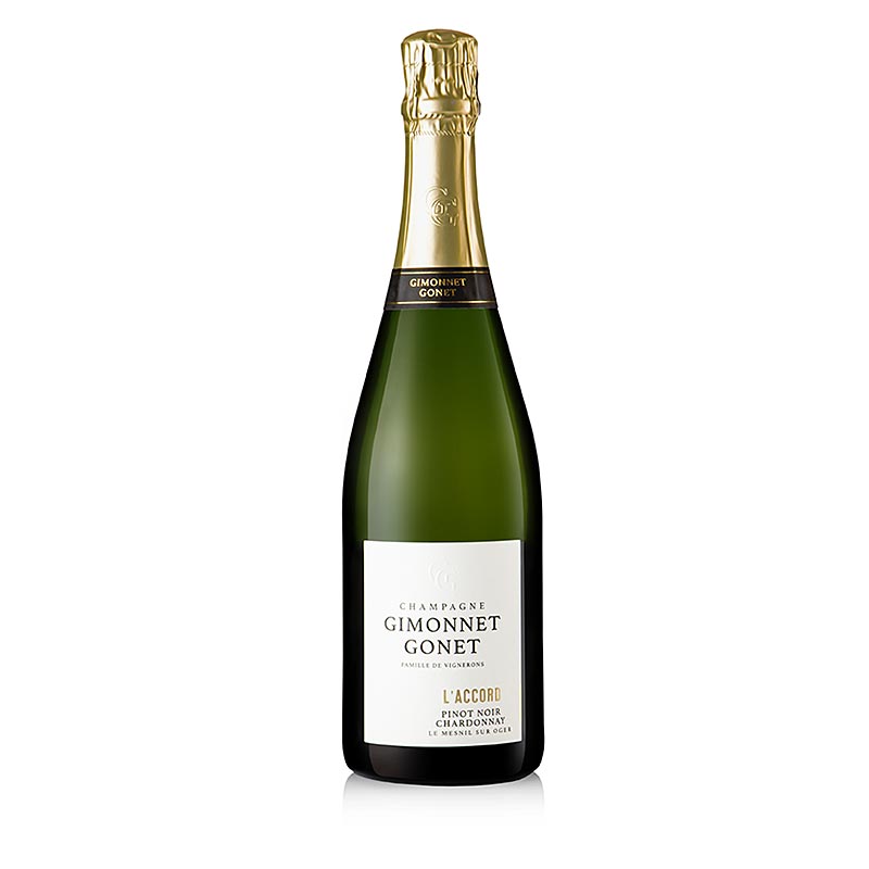 Champagner Gimonnet Gonet l`Accord, brut, 12 % vol. - 750 ml - Flasche