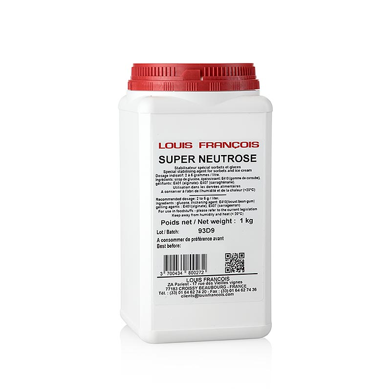 Super neutrose, fortyknings- og geleringsmiddel Louis Francois - 1 kg - Pe kan