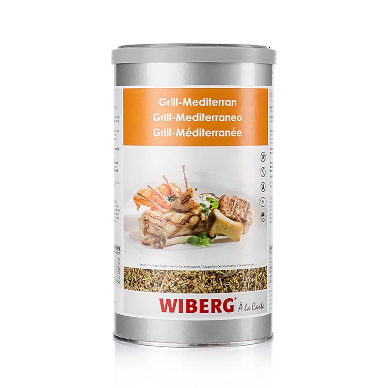 Grillade au sel aux epices Wiberg Mediterranee - 540g - Boite a aromes