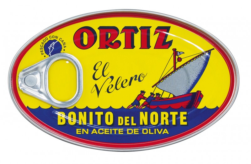 Bonito del Norte - hvid tun, langfinnet tun i olivenolie, Ortiz - 112 g - Kan