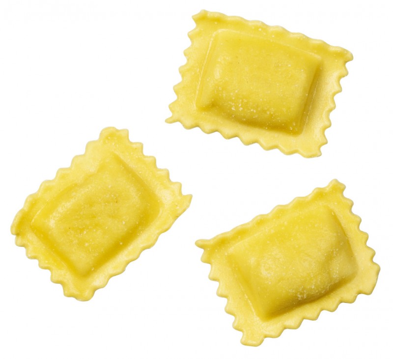 Raviolo con zucchina trombetta d`Albenga, ravioli filled with leg zucchini, Pastificio Plin - 250 g - pack